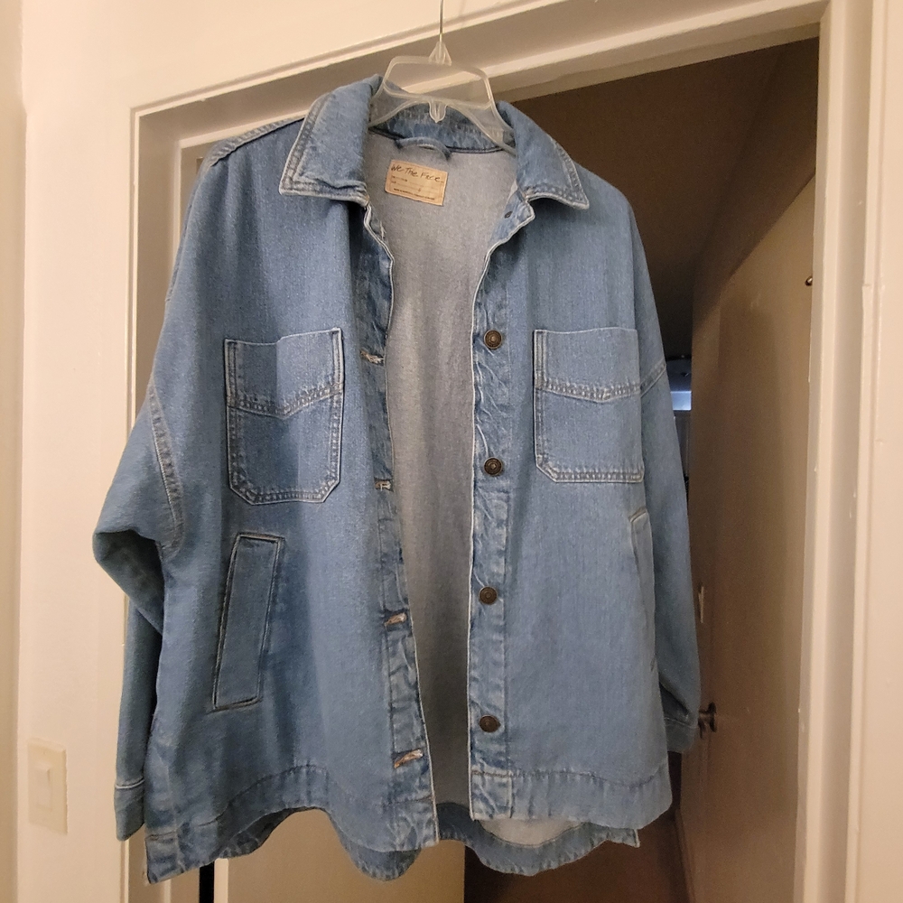 FP Movement by Free People Blue Jean Jacket